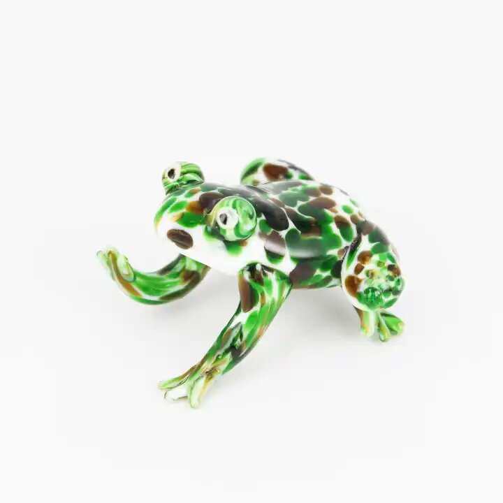 BachPartyGifts Murano glass animal gifts miniature frog figurine